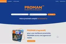 Nouveau site Proman Suisse