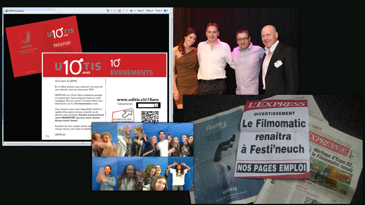 Durant ces cinq ans de consolidation, UDITIS a participé à de nombreux événements en tant que sponsor ou co-organisateur.